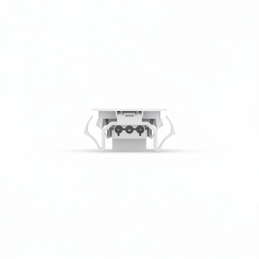 QIKFRAME45 Unit 230V (2X UK2G) White