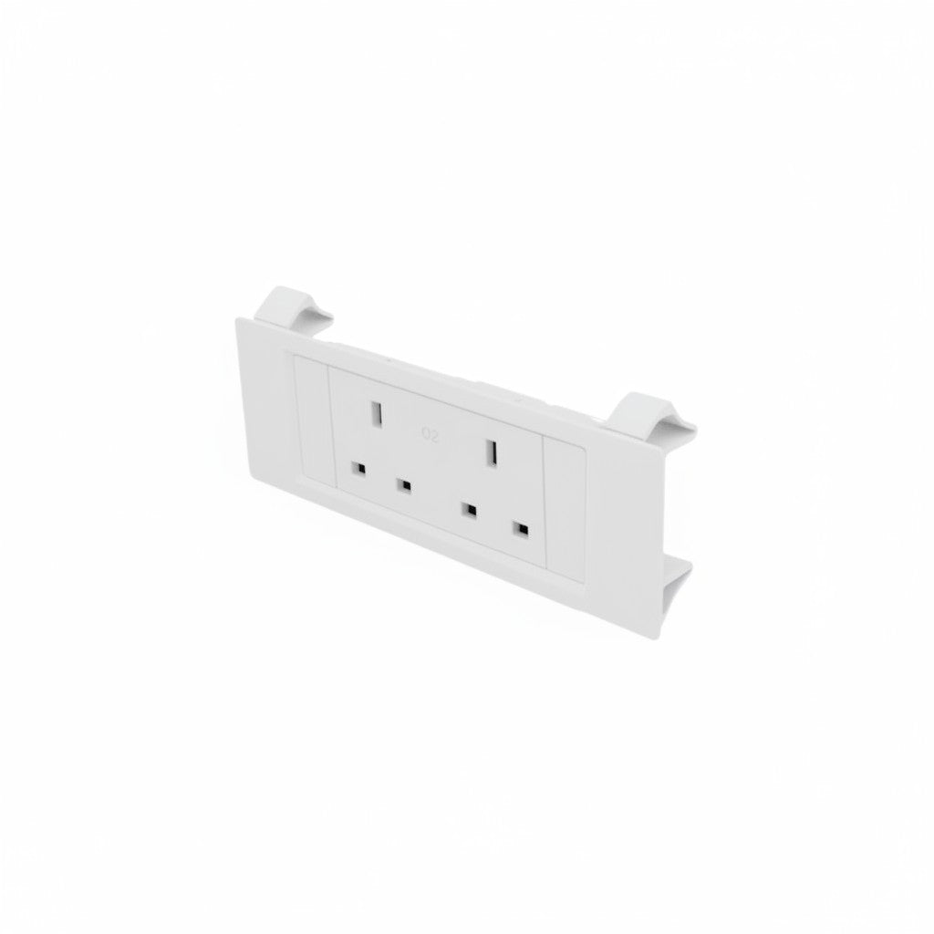 QIKFRAME25 Unit 230V (1X UK2G) White